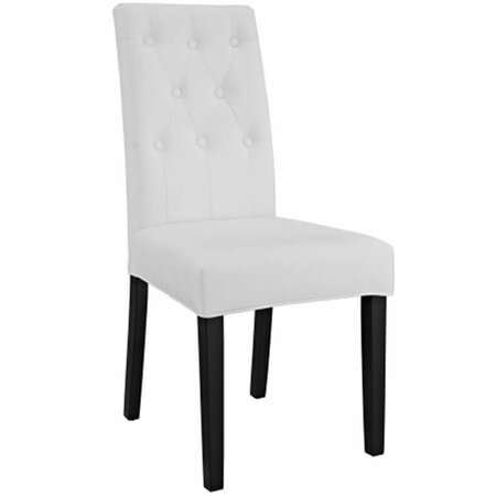 EAST END IMPORTS Confer Dining Side Chair- White EEI-1382-WHI